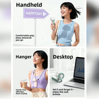 3-in-1 Foldable Cooling Fan with "Ice" Technology, 199 Speeds & 3600mAh Battery – Stay Cool Anywhere