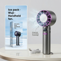 Ice Pack Fan – USB Rechargeable Handheld Cooling Fan