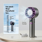 Ice Pack Fan – USB Rechargeable Handheld Cooling Fan