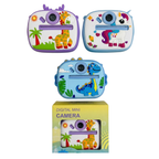Kids Instant Thermal Print Camera with 1080P Video Recording, Music and Games