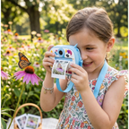 Kids Instant Thermal Print Camera with 1080P Video Recording, Music and Games