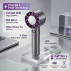 Ice Pack Fan – USB Rechargeable Handheld Cooling Fan