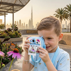 Kids Instant Thermal Print Camera with 1080P Video Recording, Music and Games