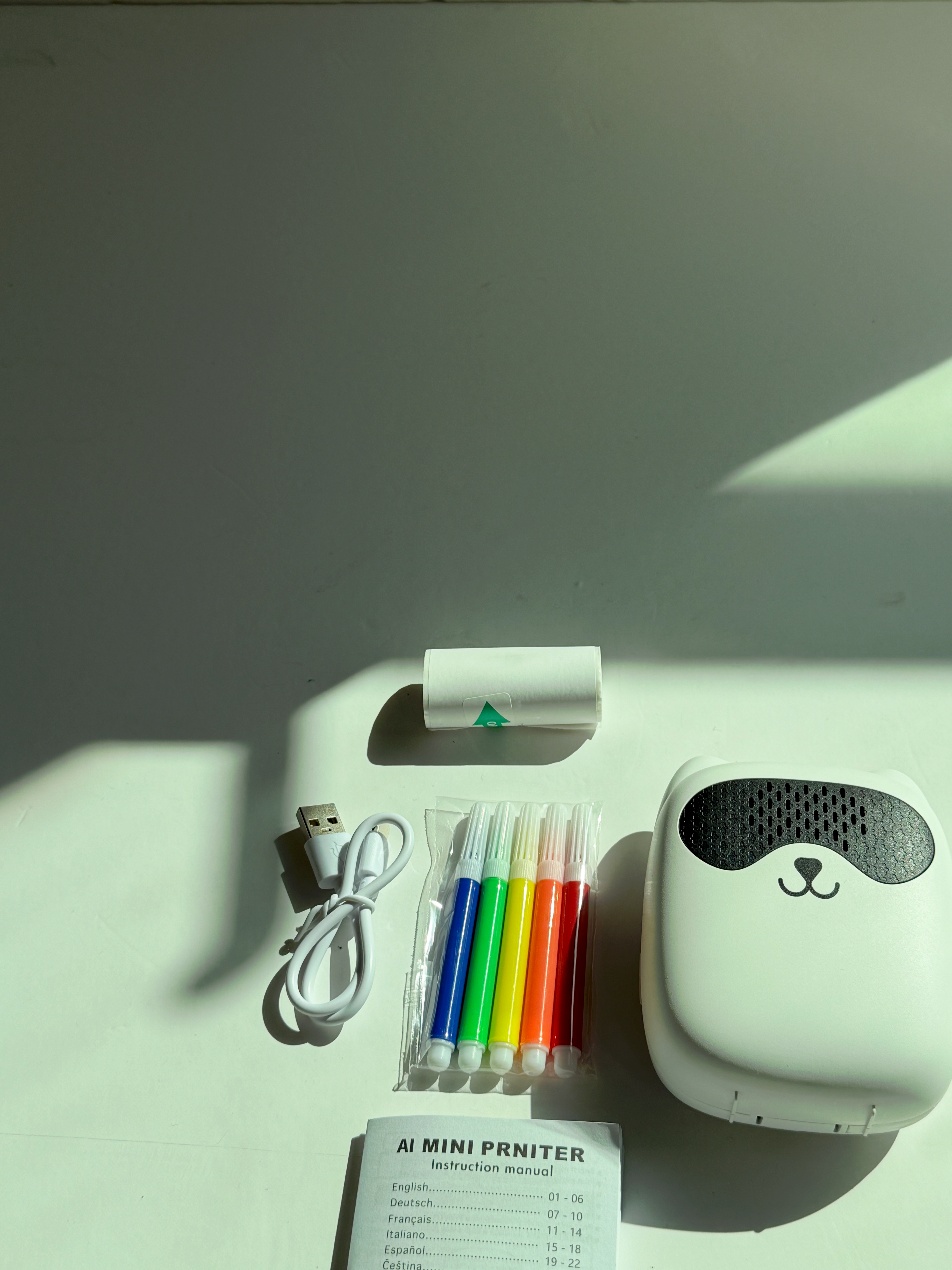 AI Voice Printer for Kids – Inkless Creative Gift Printer for Eid, Birthdays & Learning