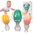 Electric Dancing Squid Toy with LED Lights & Music | USB Rechargeable