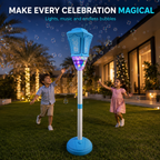 Automatic Bubble Machine for Kids with Lights, Music & Remote Control