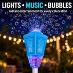 Automatic Bubble Machine for Kids with Lights, Music & Remote Control