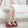 Electric Foot & Calf Massager Machine with Heat – Deep Kneading, Rolling & Vibration