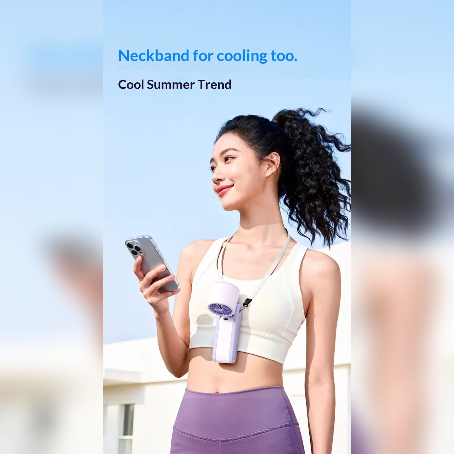 3-in-1 Foldable Cooling Fan with "Ice" Technology, 199 Speeds & 3600mAh Battery – Stay Cool Anywhere