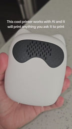AI Voice Printer for Kids – Inkless Creative Gift Printer for Eid, Birthdays & Learning