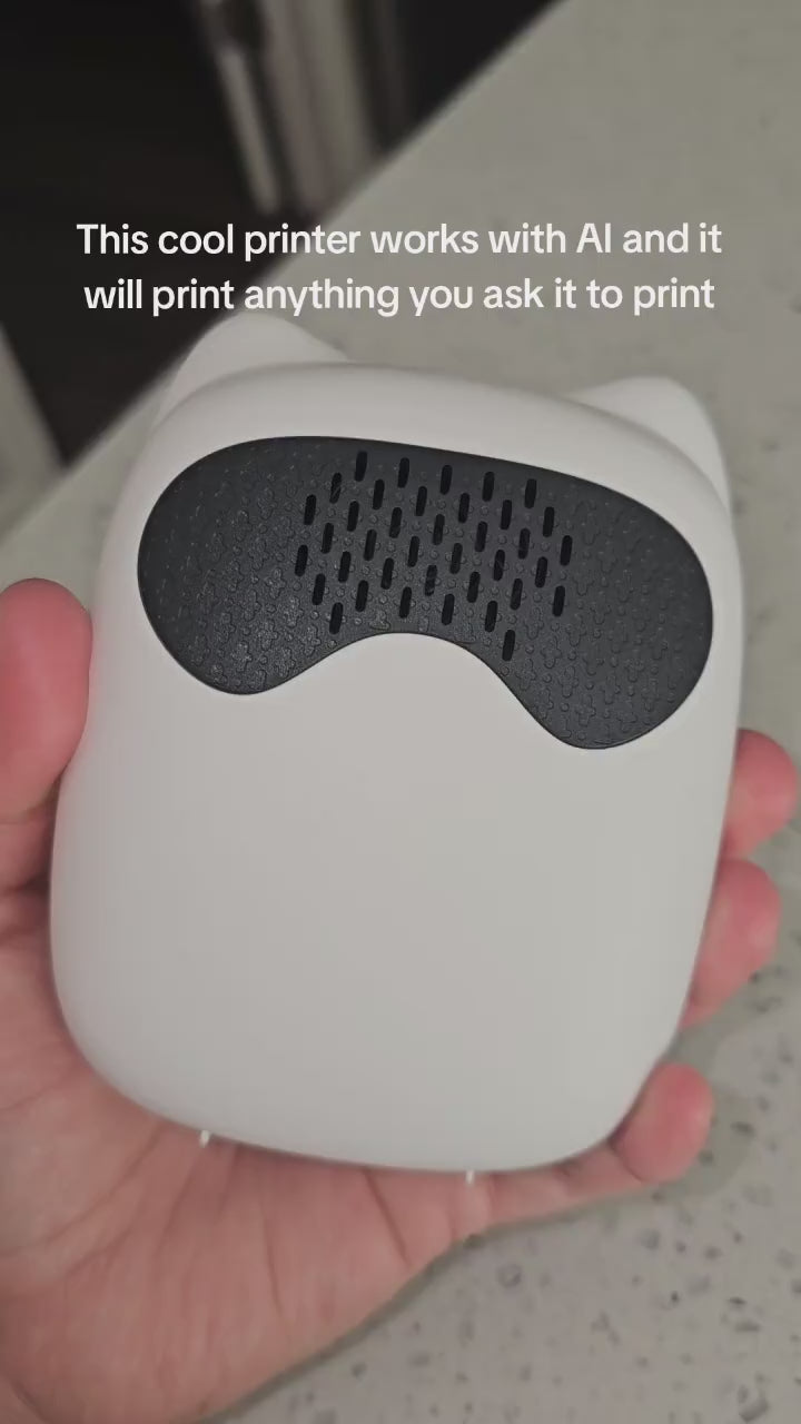 AI Voice Printer for Kids – Inkless Creative Gift Printer for Eid, Birthdays & Learning