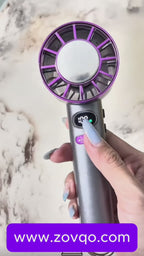 Ice Pack Fan – USB Rechargeable Handheld Cooling Fan