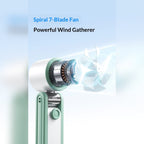 3-in-1 Foldable Cooling Fan with "Ice" Technology, 199 Speeds & 3600mAh Battery – Stay Cool Anywhere