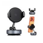 360° Rotatable Vacuum Magnetic Phone Holder — Foldable Car Mount with Electric Suction for Dashboard, Windshield & Desk